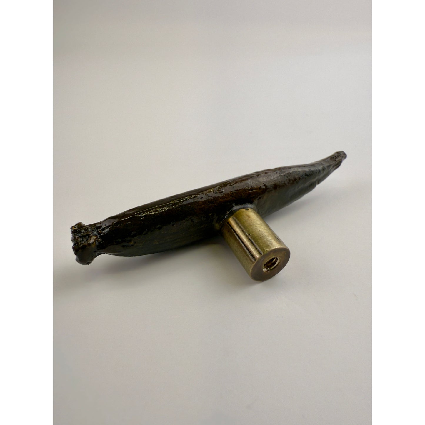 Silver Trumpet Knob