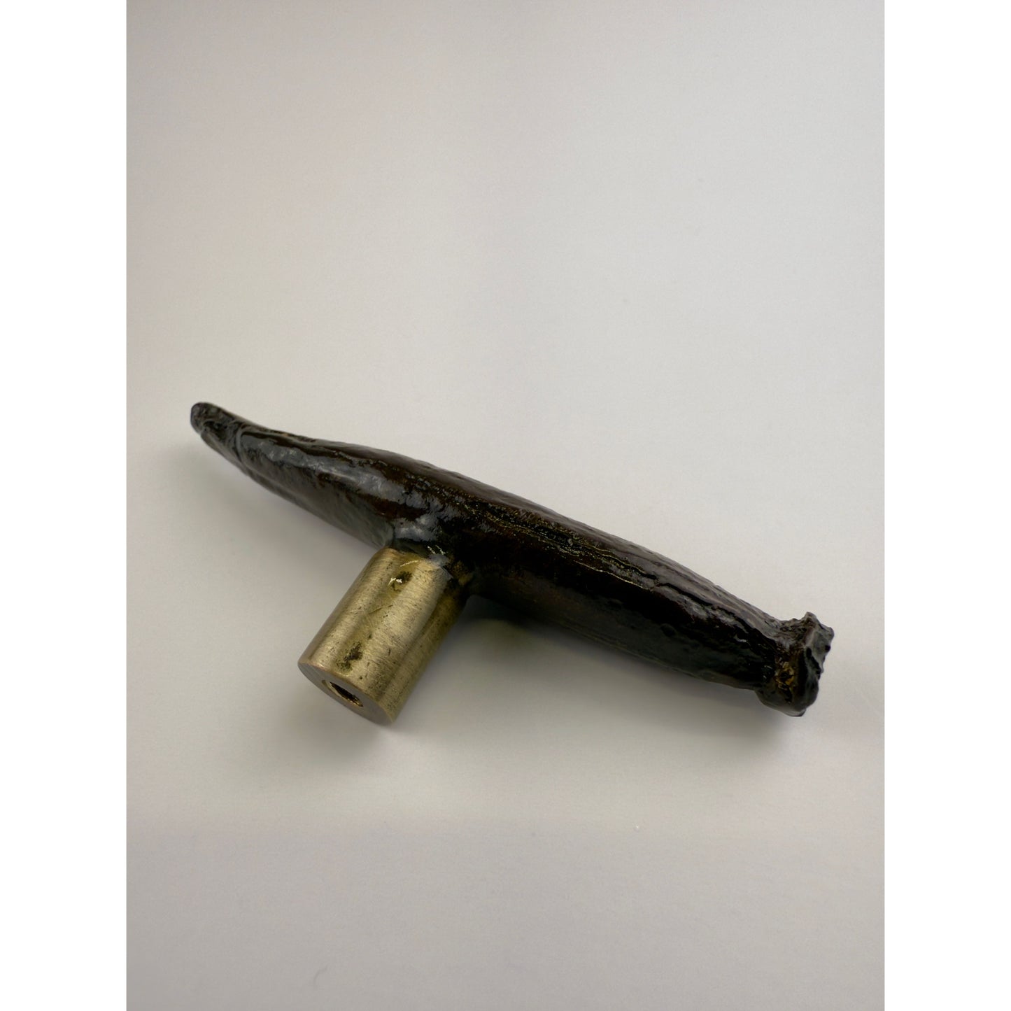 Silver Trumpet Knob