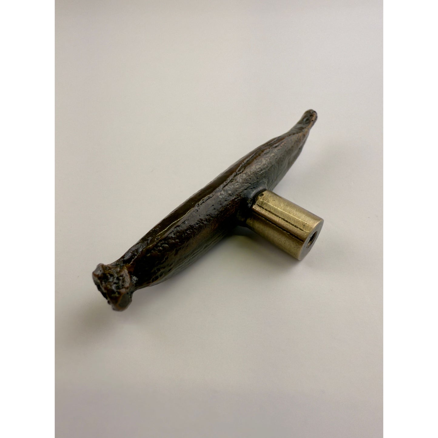 Silver Trumpet Knob